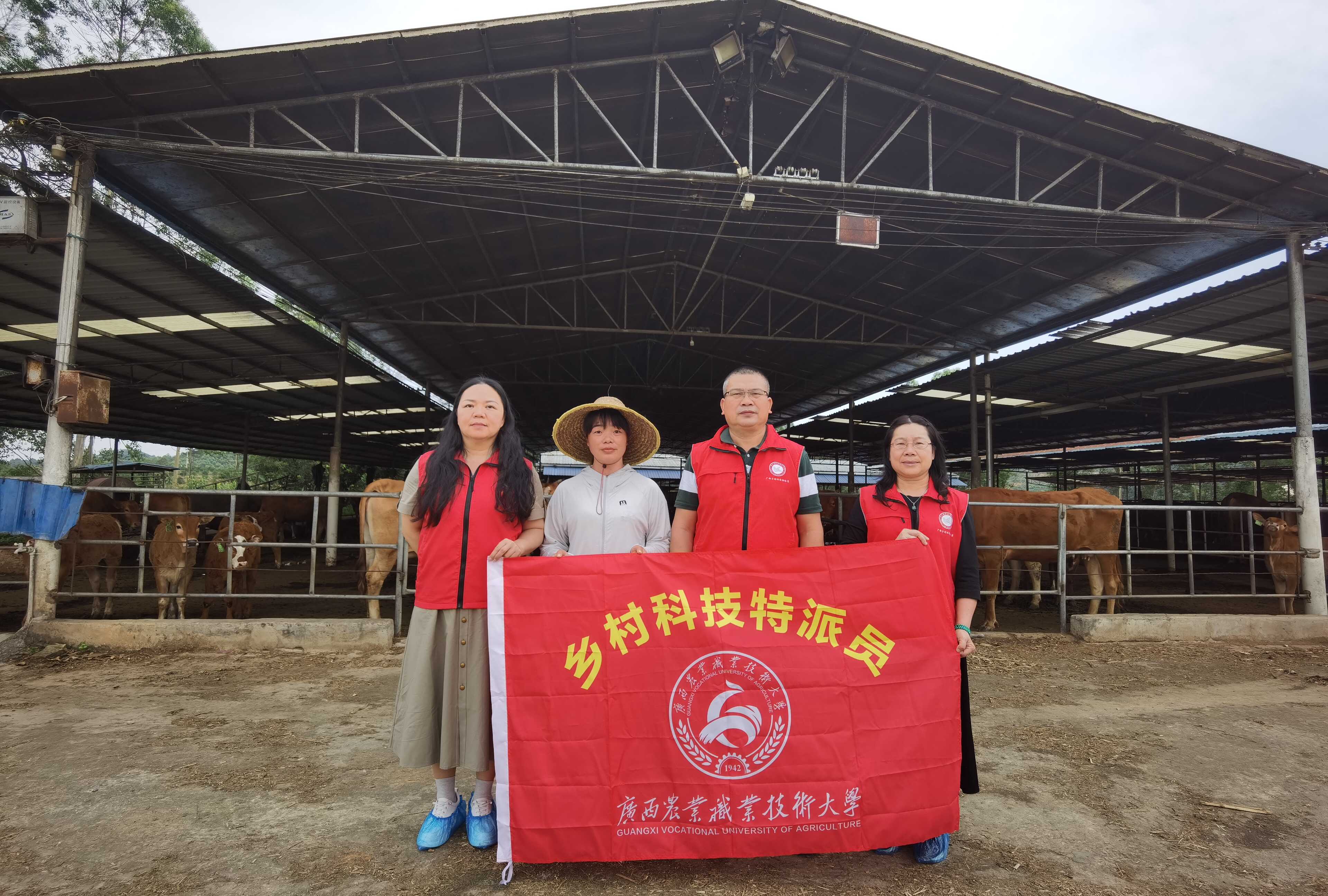 广西农业职业技术大学科技特派员到防城港市开展牛羊养殖技术服务