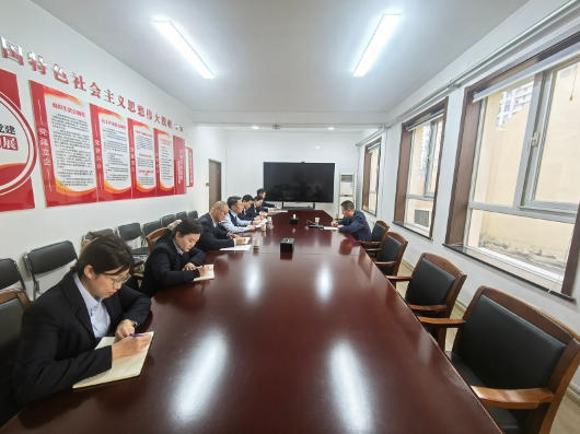 市农业农村委党委委员、副主任王志林到农担公司调研指导工作